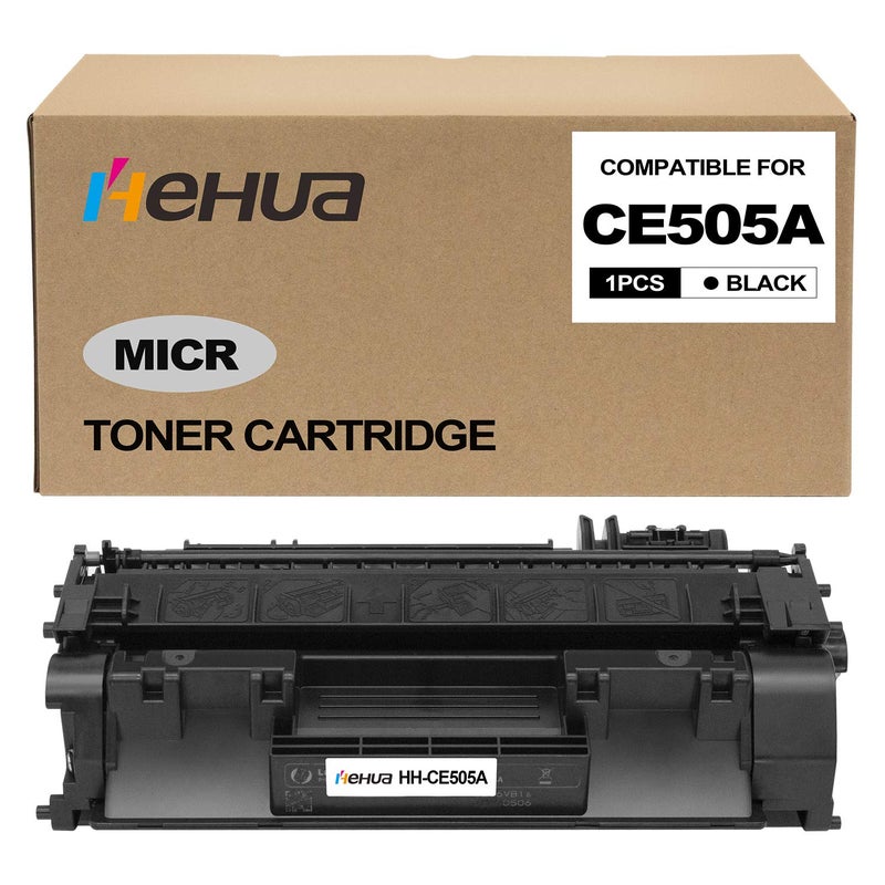 hehua Compatible MICR Toner Cartridge Replacement for HP 05A CE505A MICR for P2035 P2035n P2035X (1 Pack) - Image 1